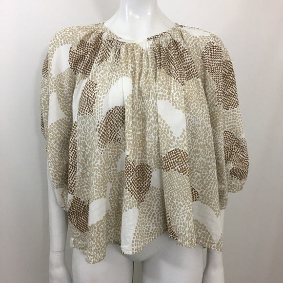 MAEVE Anthropologie Heart Coeurs Dolman Top Small - Picture 1 of 4